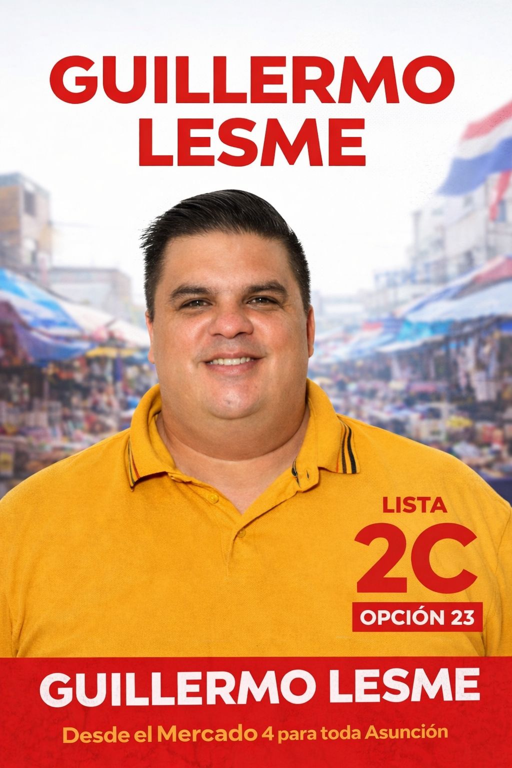 Hola, soy Guille y este es mi candidatura a la concejalía de Asunción en Paraguay